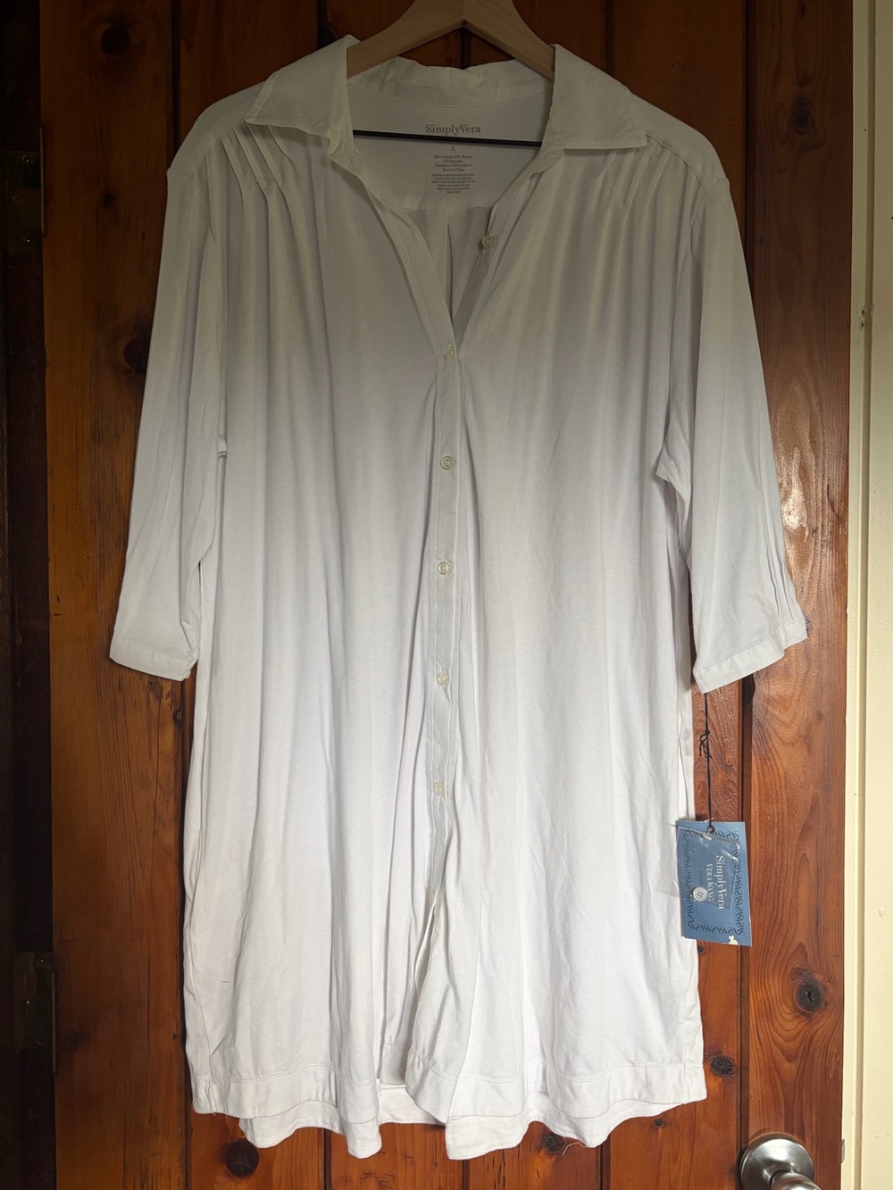 Simply Vera Vera wang nightshirt white